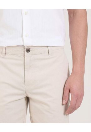 Bermuda  Para Hombre Regular Corto Color Beige Marca Ostu #60100489