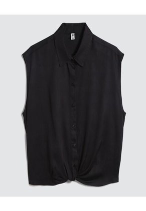 Camisa Para Mujer Manga Sisa Color Negro Marca Ostu #40010232