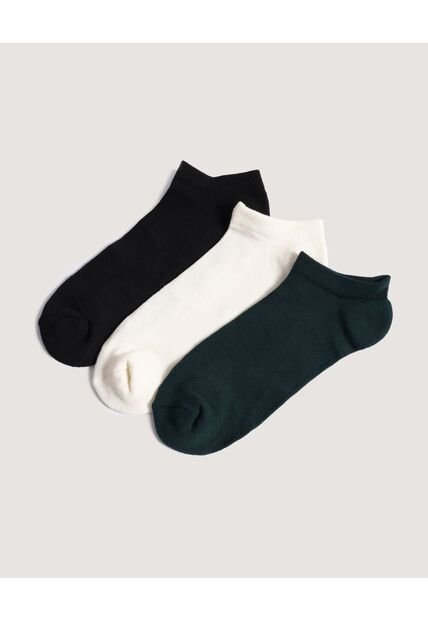 Medias X3 Para Hombre Invisible Color Negro Marca Ostu #60980356
