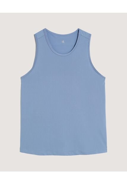 Camiseta  Para Mujer Manga Sisa Cuello Redondo Color Azul Marca Ostu #40092795