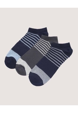 Medias X3 Para Hombre Invisible Color Negro Marca Ostu #60980348 Ostu