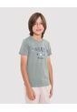 Camiseta Infantil Niño Manga Corta Cuello Redondo Color Verde Marca Ostu #80090277 de Ostu