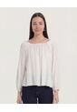 Blusa  Para Mujer Manga 3/4 Color Crudo Marca Ostu #40121274 de Ostu