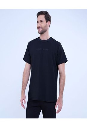 Camiseta Para Hombre Manga Corta Color Negro Marca Ostu #60091520