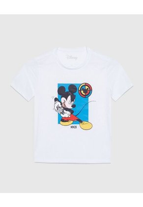 Camiseta Estampada De Mickey Mouse Infantil Niño #80090153