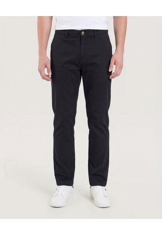 Pantalón  Para Hombre Chino Color Negro Marca Ostu #60070543 Ostu