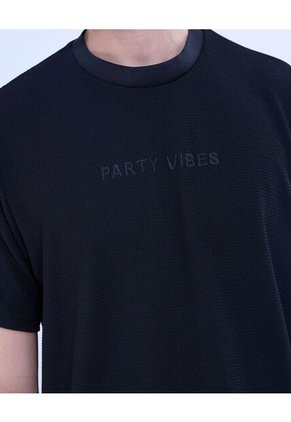 Camiseta Para Hombre Manga Corta Color Negro Marca Ostu #60091520