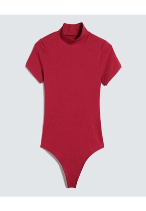 Body Para Mujer Manga Corta Color Rojo Marca Ostu #40200137