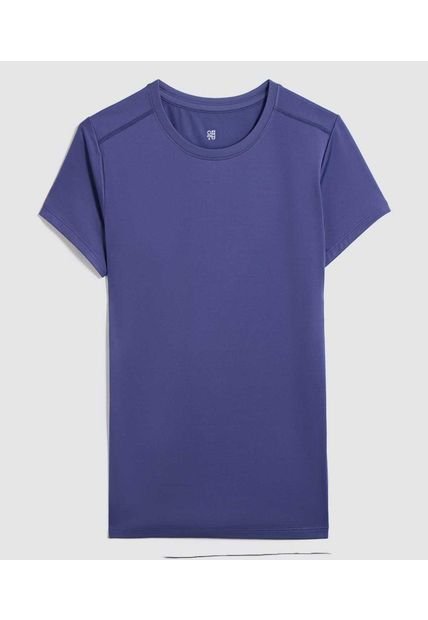 Camiseta Para Mujer M/C Ostu Color Azul #40092266