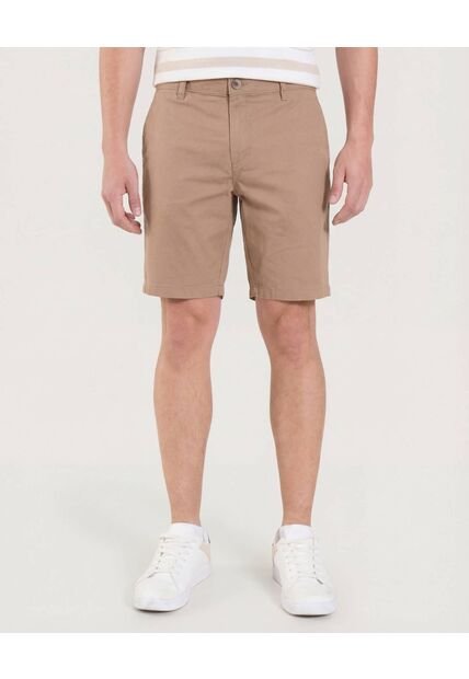 Bermuda  Para Hombre Regular Corto Color Café Marca Ostu #60100489