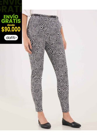 Pantalón Para Mujer Chino Color Negro Marca Ostu #40070765 Ostu
