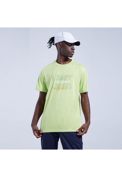Camiseta Para Hombre Manga Corta Color Verde  Marca Ostu #60090974
