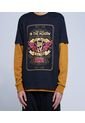 Camiseta Para Hombre Manga Corta Color Negrocarbon Marca Ostu #60091253 de Ostu