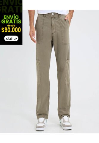 Pantalón Para Hombre Moda Color Verde Marca Ostu #60070467 Ostu