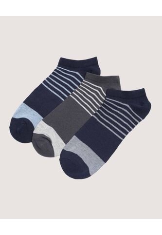 Medias X3 Para Hombre Invisible Color Negro Marca Ostu #60980348 Ostu