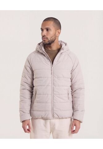 Chaqueta  Para Hombre Acolchada Color Beige Marca Ostu #60080168 Ostu