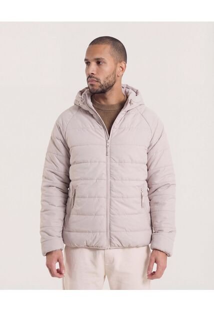 Chaqueta  Para Hombre Acolchada Color Beige Marca Ostu #60080168