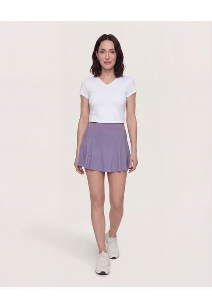 Falda  Para Mujer Corto Color Lila Marca Ostu #40140178
