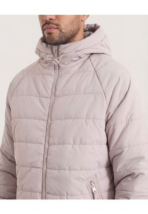 Chaqueta  Para Hombre Acolchada Color Beige Marca Ostu #60080168