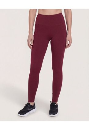 Leggins  Para Mujer Largo Color Vino Marca Ostu #40230666