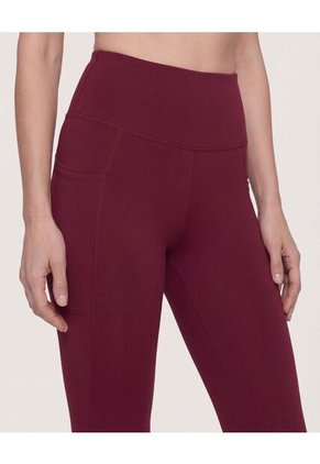 Leggins  Para Mujer Largo Color Vino Marca Ostu #40230666