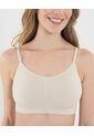 Top Para Mujer Seamless Con Copas Color Beige Marca Ostu #40220400 de Ostu