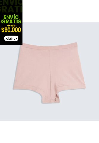 Panty Para Mujer Boxer Color Rosa Marca Ostu #40800089 Ostu