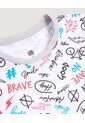 Pijama  Infantil Niño M/C P/L Color Blanco Marca Ostu #80040110 de Ostu