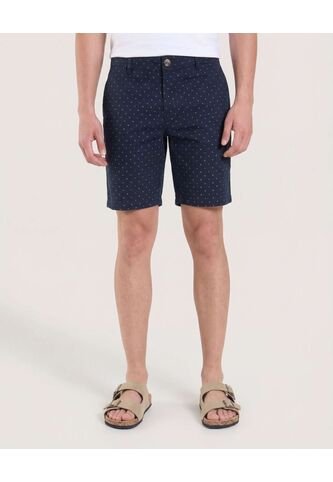 Bermuda  Para Hombre Regular Corto Color Azul Marca Ostu #60100488 Ostu