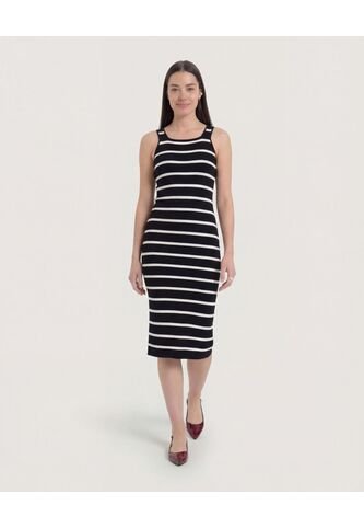 Vestido  Para Mujer M/Sisa Largo Color Negro Marca Ostu #40170359 Ostu