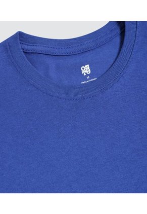 Camiseta Para Hombre Manga Corta Color Azul  Marca Ostu #60091278