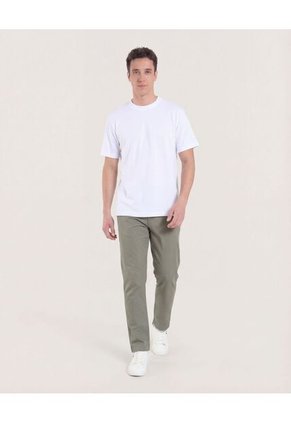 Pantalón  Para Hombre Chino Color Verde Marca Ostu #60070543