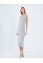 Vestido Para Mujer M/Sisa Largo Color Gris Marca Ostu #40170299 de Ostu