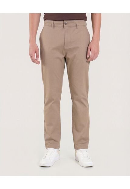 Pantalón  Para Hombre Chino Color Beige Marca Ostu #60070543
