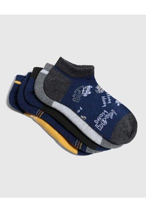 Medias Infantil Niño Invisible Color Negro Marca Ostu #80980107