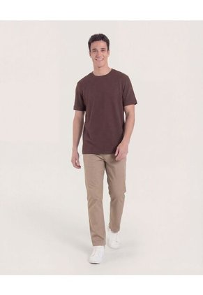 Pantalón Para Hombre Chino Color Beige Marca Ostu #60070543