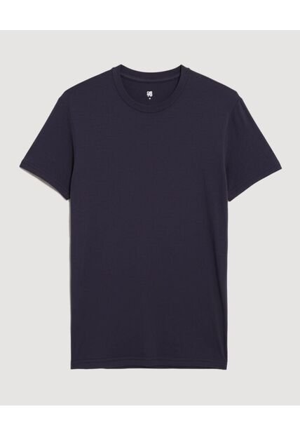 Camiseta  Para Hombre Manga Corta Cuello Redondo Color Azul Marca Ostu #60091651