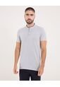 Polo Para Hombre Cuello Mao Sin Bolsillo Color Gris Marca Ostu #60110774 de Ostu