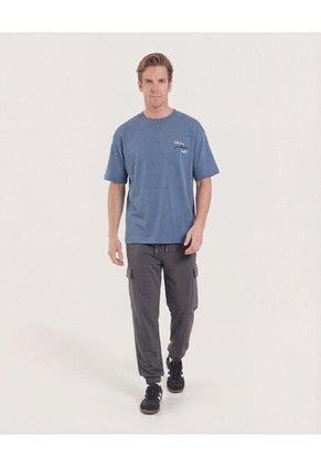 Pantalón  Para Hombre Jogger Color Gris Marca Ostu #60070532