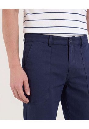 Bermuda  Para Hombre Regular Corto Color Azul Marca Ostu #60100493