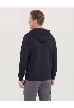 Buzo  Para Hombre Zipper Color Negro Marca Ostu #60060564