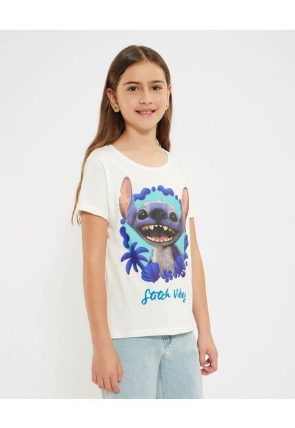 Camiseta Para Niña Stitch Vibes  De Infantil Niña #90090317