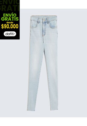 Jean Para Mujer Push Up Color Azul Marca Ostu #40160564 Ostu