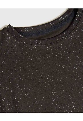 Camiseta Para Niña Manga Sisa Cuello Redondo Color Negro Marca Ostu #90090251