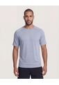 Camiseta  Para Hombre Manga Corta Cuello Redondo Color Gris Marca Ostu #60091936 de Ostu