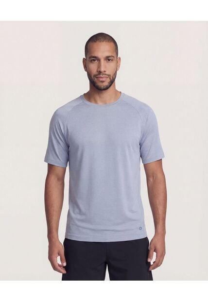 Camiseta  Para Hombre Manga Corta Cuello Redondo Color Gris Marca Ostu #60091936