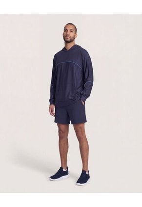 Buzo  Para Hombre Hoodie Color Azul Marca Ostu #60060612