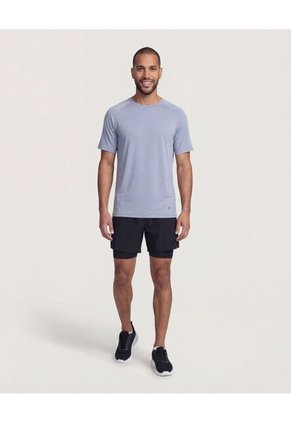 Camiseta  Para Hombre Manga Corta Cuello Redondo Color Gris Marca Ostu #60091936
