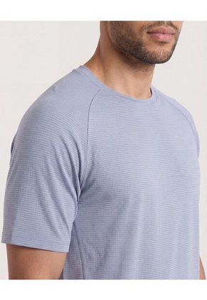 Camiseta  Para Hombre Manga Corta Cuello Redondo Color Gris Marca Ostu #60091936