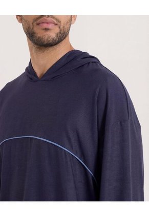 Buzo  Para Hombre Hoodie Color Azul Marca Ostu #60060612